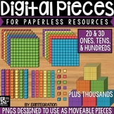 Digital Pieces for Digital Resources: Ones, Tens, Hundreds