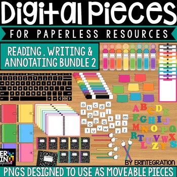 Preview of Digital Pieces for Digital Resources: Reading, Writing & Annotating BUNDLE 2
