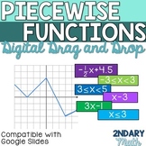 Digital Piecewise Functions Drag and Drop Activity