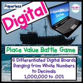 Digital Place Value Battle Whole Number and Decimals