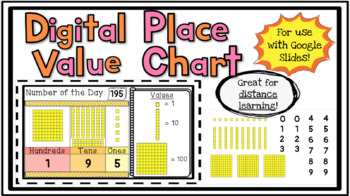 Preview of Digital Place Value Chart
