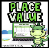 Digital Place Value Student Activity  NO PREP  Teaching Sl