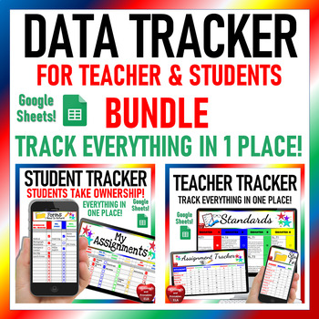 Preview of Digital Planner Data Trackers BACK TO SCHOOL
