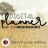Digital Planner - Editable - Google Drive Resource - Farmh