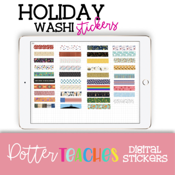 Digital Planner Holiday Stickers  Goodnotes, Google Slides & Docs, Teacher  Plan
