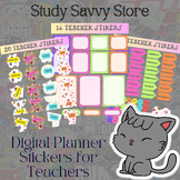 Digital Planner Stickers for Teachers