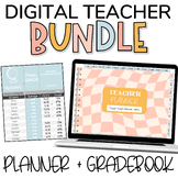Digital Planner and Grade Book Bundle | Google Drive | Vid