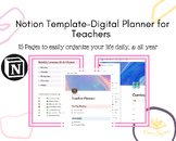 Digital Planner for Teachers | Notion Template | All in On