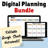Digital Planning Bundle: Google Sheets templates