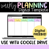 Digital Planning Template - Week at a Glance / Weekly To D