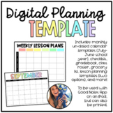 iPad Digital Planning Templates for GoodNotes (or Printable)