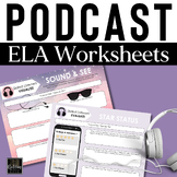 Podcast Worksheets: Print & Digital Resources for ANY Pod: