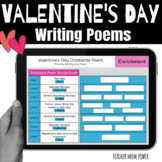 Digital Poem Writing Valentines & Friendship poems {Google Slides}