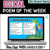 Digital Poem of the Week for use with Google Slides