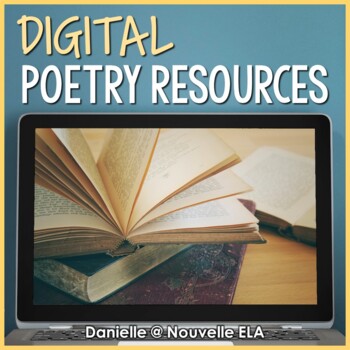 Preview of Digital Poetry Resources Bundle - Poetry Activities - Elements of Poetry
