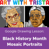 Digital Portraits Art Lesson for Black History Month