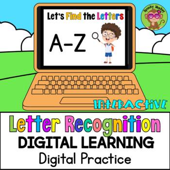 Preview of Digital Practice - Letter Recognition - Uppercase A-Z