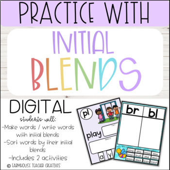 Preview of Digital Practice with Beginning Blends