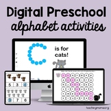 Digital Preschool Alphabet Activities for Google Classroom