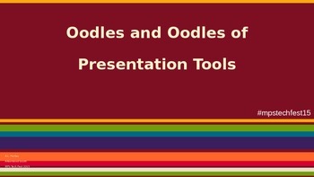 Preview of Digital Presentation Tools