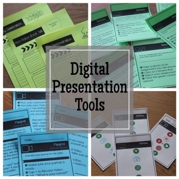Preview of Digital Presentations (Seesaw, Flipgrid, or Podcasting Discussion Prompts/Tasks)