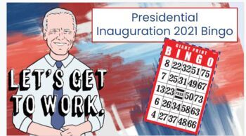 Preview of Digital Presidential Inauguration Bingo {{In-Person or Virtual}}