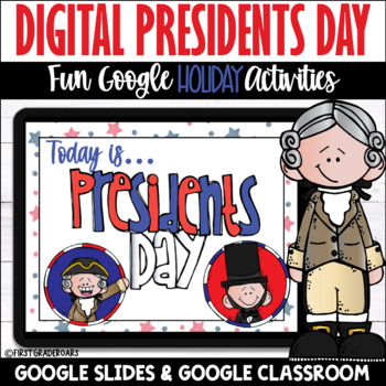 Preview of Digital Presidents Day Activities | Distance Learning Google Slides