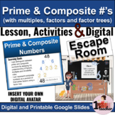 Prime and Composite Numbers | Digital Math Activities | Es