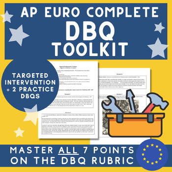 Preview of Digital & Print: AP Euro DBQ How To & Targeted Practice -  AP European History