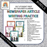 Digital & Print | BUNDLE | Newspaper Writing Practice Templates