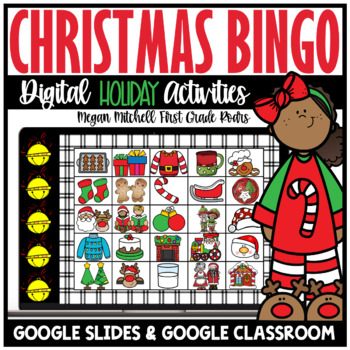 Preview of Digital & Print Christmas Bingo Google Slides
