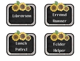 Digital Print * Classroom Theme: Country Sunflowers - Clas
