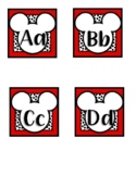 Digital Print * Classroom Theme: Disney Mickey Minnie - Alphabet