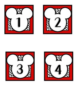 mickey mouse printable numbers