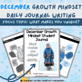 Digital & Print | December Growth Mindset Journal & Daily 