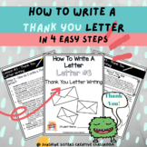 Digital & Print | How To Write A Thank You Letter (Templat