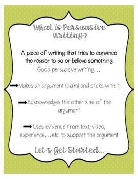 Digital + Print Persuasive Writing Activity (Recess) | TPT
