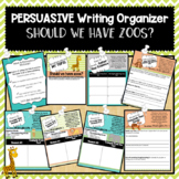 Digital + Print Persuasive Writing Activity (Zoos)