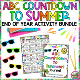 Alphabet ABC Countdown to Summer Editable Calendar Fun End