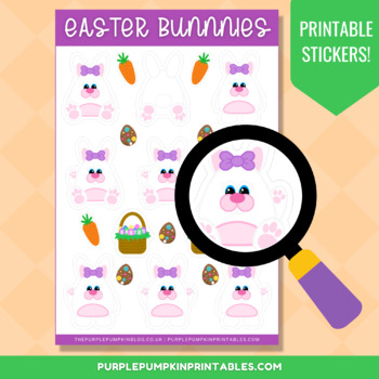 Printable Bow sticker sheet