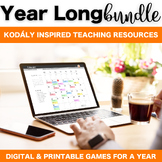 Digital & Printable Games for the Music Room for a Year (G