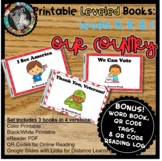 Digital & Printable Kindergarten Leveled Books - American Symbols