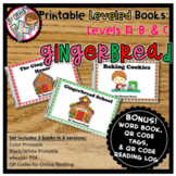 Digital & Printable Kindergarten Leveled Books - Gingerbre