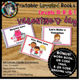 Digital & Printable Kindergarten Leveled Books - Valentine