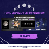 Digital/Printable Moon phases Science presentation for 3rd