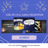 Digital/Printable Star Life Cycle Science presentation