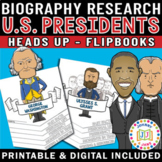 U.S. Presidents FlipBook Research Project | DIGITAL and PRINTABLE