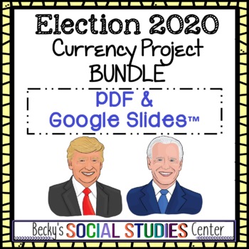 Preview of Digital & Printable Versions - Election 2020 Currency Project