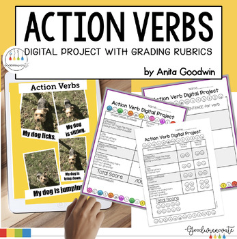 Preview of Digital Project Action Verbs