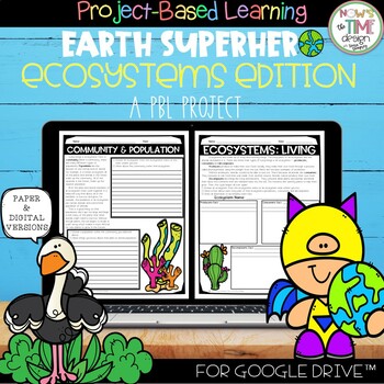 Preview of Ecosystems Project Based Learning | Earth Day